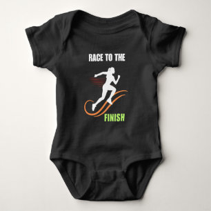Race To The Finish Baby Bodysuit
