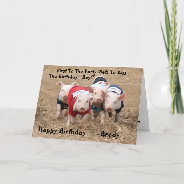 Race To The Party Invitations (Front)