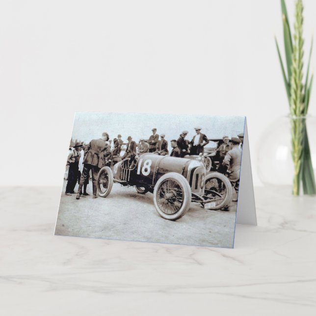 Race Track Fans by Race Car #18 Card (Front)