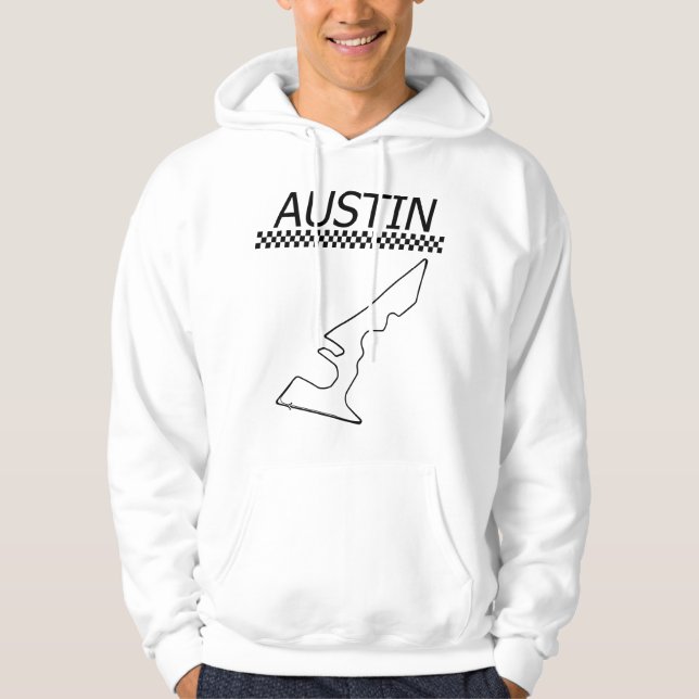 Race Track in Austin Hoodie (Front)
