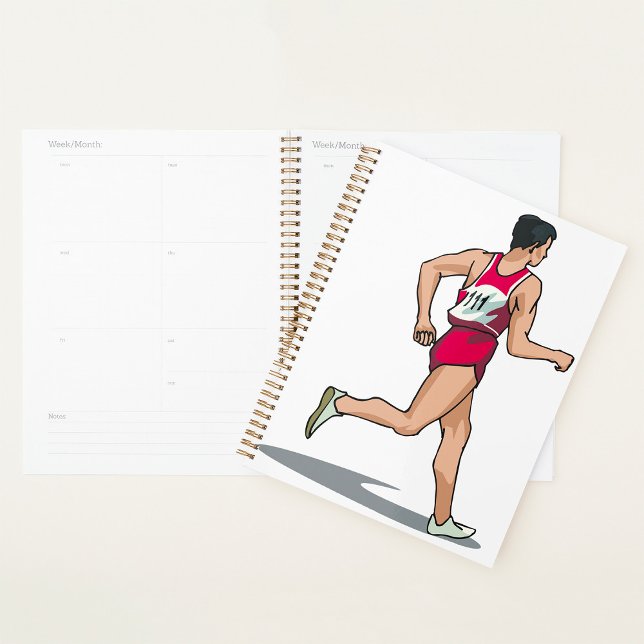 Race Walker Athlete Sports Runner in Motion  Planner (Creator Uploaded)