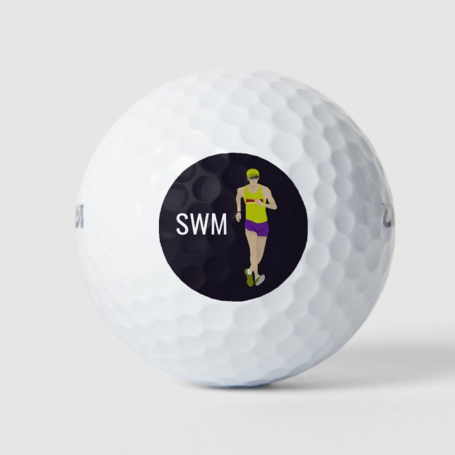 Race Walking Golf Balls (Front)