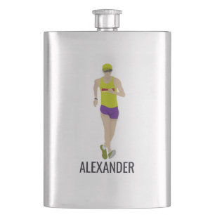 Race Walking Hip Flask