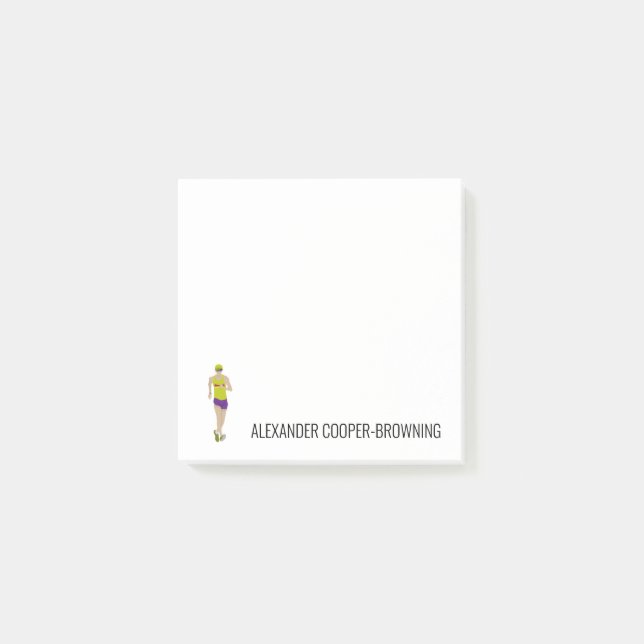 Race Walking Post-it Notes (Front)