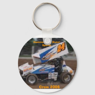 racecar, Crew 2006, Hammerdown Motor Sports Key Ring