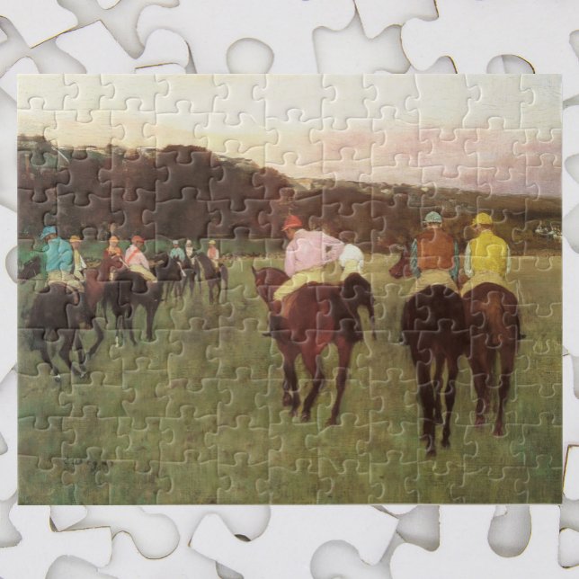 Racehorses at Longchamp by Edgar Degas Jigsaw Puzzle (Creator Uploaded)