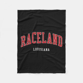 Raceland Louisiana College University Style  Fleece Blanket