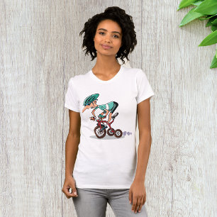 Racer On Tricycle Womens T-Shirt