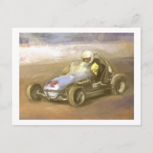 Racer Postcard
