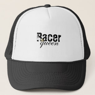 Racer Queen Crown Race Car Driver Trucker Hat