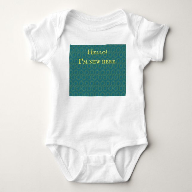 Racetracks  baby bodysuit (Front)