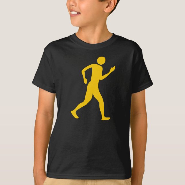 Racewalking - Amber T-Shirt (Front)