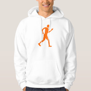 Racewalking - Orange Hoodie
