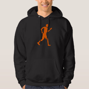 Racewalking - Orange Hoodie