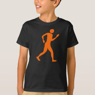 Racewalking - Orange T-Shirt