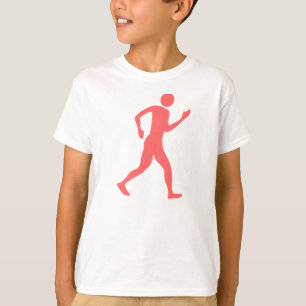 Racewalking - Tropical Pink T-Shirt