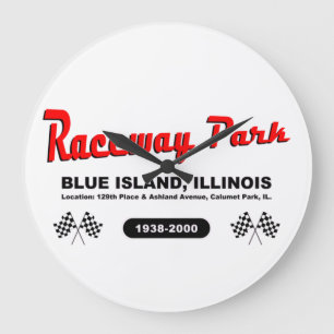 Raceway Park, Blue Island / Calumet Park, Illinois Large Clock