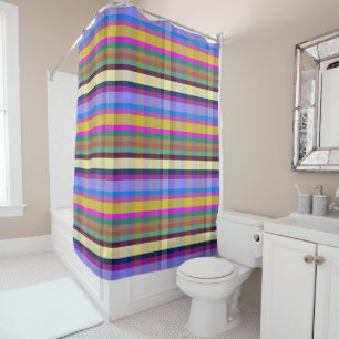 Racey Plaid RWT Shower Curtain