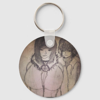 Racheal big bosom manga anime girl key ring