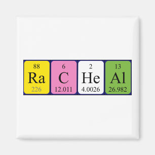 Racheal periodic table name magnet