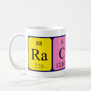 Racheal periodic table name mug