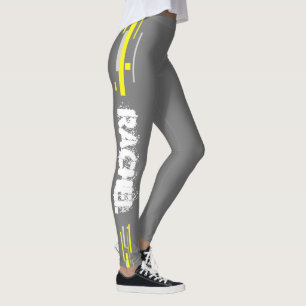 Rachel Add Your Name Abstract Art Leggings
