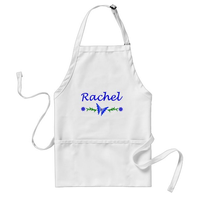 Rachel (Blue Butterfly) Standard Apron (Front)