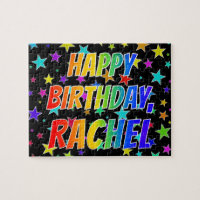 "RACHEL" First Name, Fun "HAPPY BIRTHDAY"