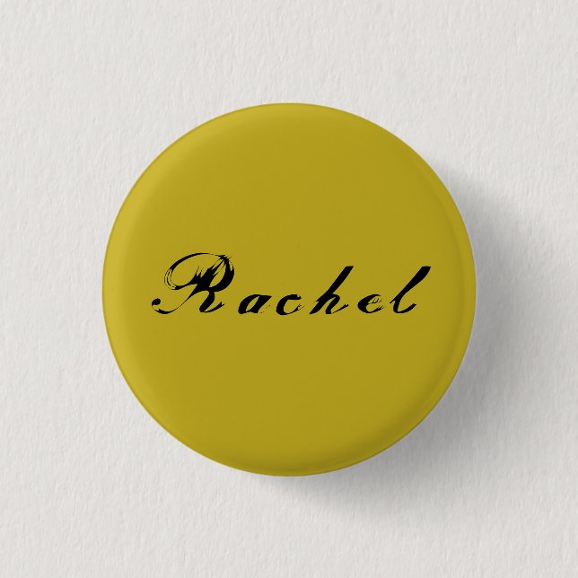 Rachel from Orphan Black calligraphy antique 3 Cm Round Badge (Front)