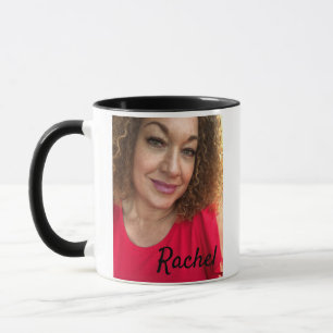 Rachel Mug with Red Shirt