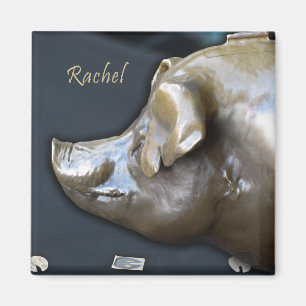 RACHEL THE PIGGY BANK Magnet