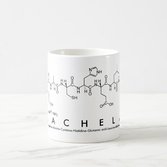 Rachela peptide name mug (Center)