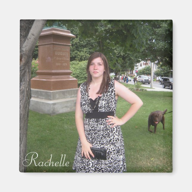 Rachelle - Grade 8 Graduation Magnet (Front)