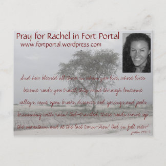 Rachels Prayer Card