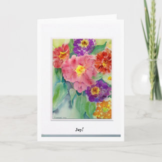 Rachel's Zinnia's Card