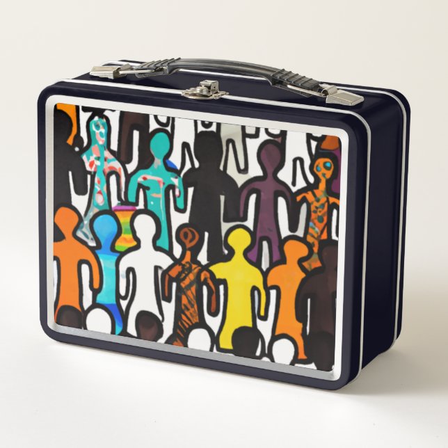 Racial Equality Collection Metal Lunch Box (Front)