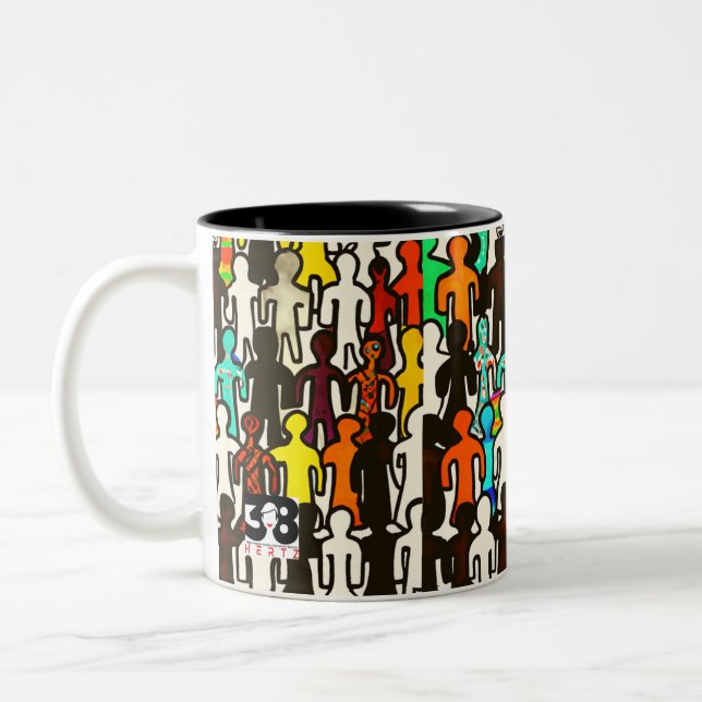 Racial Equality Two-Tone Coffee Mug (Left)