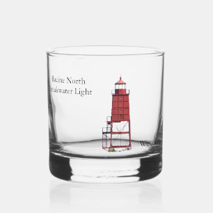 Racine North Breakwater Light glass