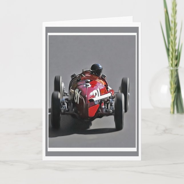 Racing Away Card (Front)