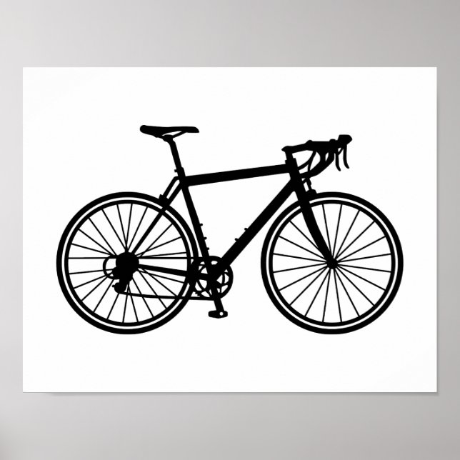 Racing bicycle poster (Front)