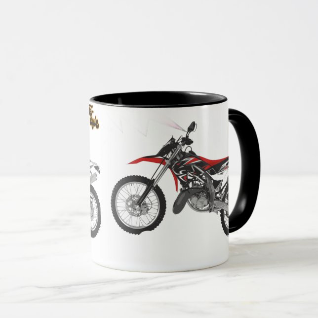 Racing Bike Art Mug (Front Right)