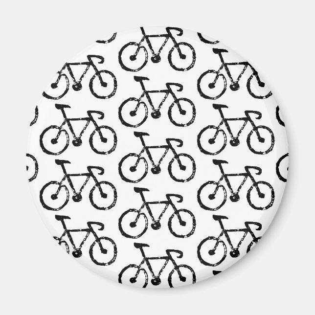 Racing Bike Print Magnet (Front)