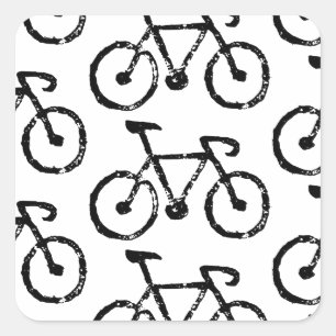 Racing Bike Print Sticker