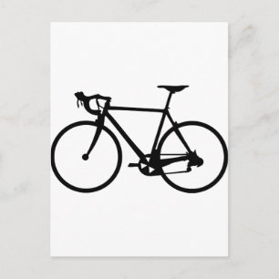 racing bike - racer bicycle postcard