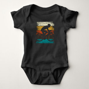 RACING BIKE RETRO Road Biker Racing Bike Rider Baby Bodysuit