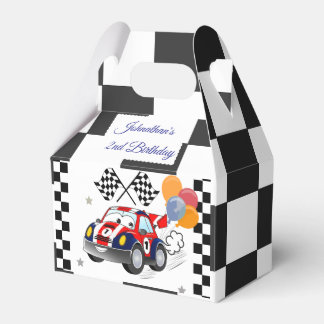 Racing Birthday Favour Boxes | Fast One & Two Fast