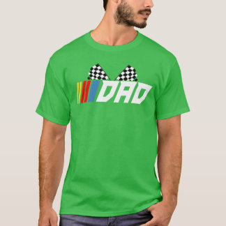 Racing Birthday Party Matching Family Pit Crew Dad T-Shirt