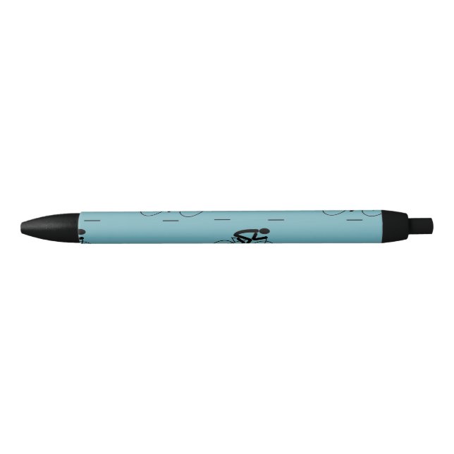 Racing buddies black ink pen (Front)