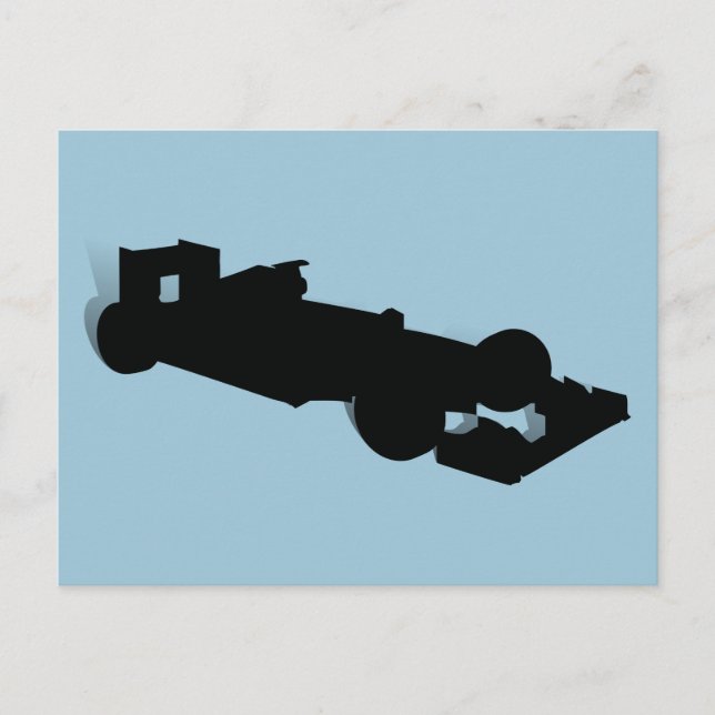 Racing Car_3 Postcard (Front)