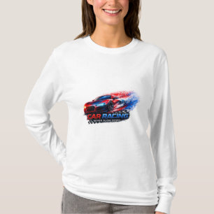 Racing Car Graphic Long Sleeve Shirt – Bold Speed